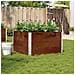 Fioriera Da Giardino Marrone 100x100 Cm Legno Massello Di Pino - Foto miniatura 1