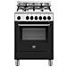 Cucina Elettrica AMN664ENEV / 24 4 Fuochi a Gas Forno Elettrico Multifunzione Classe A Dimensioni 60 x 60 cm Colore Nero - Foto miniatura 1