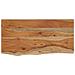 Mensola A Muro 60x30x2,5cm Rettangolare Legno Acacia Bordi Vivi - Foto miniatura 2