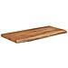 Mensola A Muro 60x30x2,5cm Rettangolare Legno Acacia Bordi Vivi - Foto miniatura 3