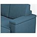 Divano Marrak 2 Posti (due Sedute Da 60cm) + Pouf Misure Esterne L. 148 P. 155 Colore Avio - Foto miniatura 2
