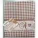 Tovaglia Per 12 Persone 140x230 Cm Lettere E Quadretti In Cotone - Foto miniatura 2