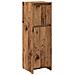Mobile Da Bagno Legno Antico 30x30x95 Cm In Legno Multistrato - Foto miniatura 2