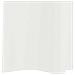 Tende In Voile Con Tasche Per Aste 2 Pz Bianco - Foto miniatura 7