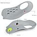 Solette Magnetiche Di Supporto Per L'arco Plantare Per Piedi Piatti Grey S - Foto miniatura 4