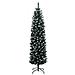 Albero di Natale Artificiale Sottile con 300 LED 210 cm - Foto miniatura 2