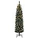 Albero di Natale Artificiale Sottile con 300 LED 210 cm - Foto miniatura 3