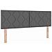 Letto box spring con materasso Grigio scuro 140 x 190 cm - Foto miniatura 6