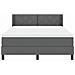 Letto box spring con materasso Grigio scuro 140 x 190 cm - Foto miniatura 8