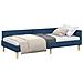 Struttura Letto Angolare Altro con testiera Blu 90 x 190 cm - Foto miniatura 3