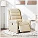Poltrona Elettrica Reclinabile Crema in Tessuto - Foto miniatura 3