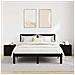 Armadietto per letto 2 pcs Rovere nero 40 x 39 x 40 cm - Foto miniatura 4