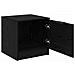 Armadietto per letto 2 pcs Rovere nero 40 x 39 x 40 cm - Foto miniatura 5