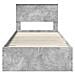 Struttura del letto con testiera Grigio cemento 90 x 200 cm - Foto miniatura 7
