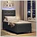 Letto a Sorgente LED Grigio chiaro 80 x 200 cm Tessuto - Foto miniatura 5