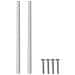 Manico 2 pcs Argento 105.7 x 7.4 x 15.5 mm Alluminio - Foto miniatura 5