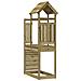 Torre da Gioco Marrone Legno Impregnato Solido - Foto miniatura 4