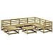 Set Divani da Giardino 8 pz in Legno Impregnato di Pino - Foto miniatura 1