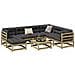 Set Divani da Giardino 8 pz in Legno Impregnato di Pino - Foto miniatura 2