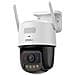 Titan Pro Telecamera da esterno, motorizzata da 6MP, Copertura a 360°, visione notturna a colori, conversazione bidirezionale, rilevamento movimento /umano, tracciamento intelligente, faretto e sirena, deterrenza attiva con luci rosse e blu, registrazione eventi continua su Micro SD fino a 512Gb - NVR o Cloud, Wi-Fi 6 a 2.4GHz, Resistente alle intemperie IP66. Certificazione GDPR. - Foto miniatura 8