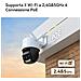 Titan Pro Telecamera da esterno, motorizzata da 6MP, Copertura a 360°, visione notturna a colori, conversazione bidirezionale, rilevamento movimento /umano, tracciamento intelligente, faretto e sirena, deterrenza attiva con luci rosse e blu, registrazione eventi continua su Micro SD fino a 512Gb - NVR o Cloud, Wi-Fi 6 a 2.4GHz, Resistente alle intemperie IP66. Certificazione GDPR. - Foto miniatura 9