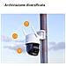 Titan Pro Telecamera da esterno, motorizzata da 6MP, Copertura a 360°, visione notturna a colori, conversazione bidirezionale, rilevamento movimento /umano, tracciamento intelligente, faretto e sirena, deterrenza attiva con luci rosse e blu, registrazione eventi continua su Micro SD fino a 512Gb - NVR o Cloud, Wi-Fi 6 a 2.4GHz, Resistente alle intemperie IP66. Certificazione GDPR. - Foto miniatura 14