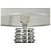 Lampada Da Tavolo Vkh117-bianco-ceramica-25x25x41 Cm - Foto miniatura 3