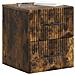 Mobiletto da notte a muro 2 pcs Rovere Fumo 34,5 x 33 x 40 cm - Foto miniatura 2