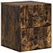 Mobiletto da notte a muro 2 pcs Rovere Fumo 34,5 x 33 x 40 cm - Foto miniatura 3