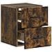 Mobiletto da notte a muro 2 pcs Rovere Fumo 34,5 x 33 x 40 cm - Foto miniatura 4