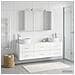 Set di mobili per il bagno 4 pcs Bianco - Foto miniatura 4