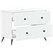Armadio per Lavabo da Bagno BREDA Bianco 82 x 41 x 59 cm - Foto miniatura 3
