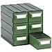 Cassettiera Modulare Porta Minuteria Con 6 Cassetti E 12 Divisori - Modello L - Verde - Foto miniatura 1
