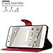 Custodia Compatibile Con Huawei P10 In Rosso Carminio - Coperchio Protettiva Con Chiusura Magnetica, Funzione Stand E Tasca Per Le Carte - Foto miniatura 5