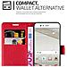 Custodia Compatibile Con Huawei P10 In Rosso Carminio - Coperchio Protettiva Con Chiusura Magnetica, Funzione Stand E Tasca Per Le Carte - Foto miniatura 7