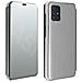 Custodia Samsung Galaxy A51 Sportellino A Specchio Supporto Video Argento - Foto miniatura 1