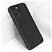 Cover Silicone Iphone 12 / 12 Pro Semi-rigida Opaca Soft Touch Nero - Foto miniatura 2