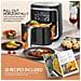 Friggitrice Ad Aria Elettrica 7l Hayden Pro 5in1 Airfryes Cuoce Arrosto Frigge Touch Screen - Foto miniatura 3