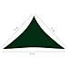 Parasole a Vela Oxford Triangolare 5x5x6 m Verde Scuro - Foto miniatura 6
