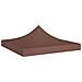 Tetto per Tendone per Feste 3x3 m Marrone 270 g / m² - Foto miniatura 1