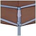Tetto per Tendone per Feste 3x3 m Marrone 270 g / m² - Foto miniatura 4