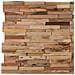 Pannelli per Pareti 10 pz 1,03 m² in Legno Riciclato di Teak - Foto miniatura 2