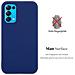 Custodia Compatibile Con Oppo Find X3 Lite In Candy Blu Scuro - Coperchio Protettivo In Silicone Tpu Flessibile - Foto miniatura 2