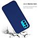 Custodia Compatibile Con Oppo Find X3 Lite In Candy Blu Scuro - Coperchio Protettivo In Silicone Tpu Flessibile - Foto miniatura 7