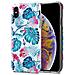 Custodia Compatibile Con Apple Iphone Xs Max Con Foglie Di Tartaruga - Coperchio Protettivo In Silicone Tpu Con Motivo Floreale - Foto miniatura 1