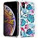 Custodia Compatibile Con Apple Iphone Xs Max Con Foglie Di Tartaruga - Coperchio Protettivo In Silicone Tpu Con Motivo Floreale - Foto miniatura 6