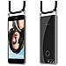 Catena Di Telefoni Cellulari Compatibile Con Huawei Nova 2 In Nero - Coperchio Protettivo In Silicone Con Anelli D'argento, Cinturino In Corda E Custodia Staccabile - Foto miniatura 8