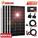 200w Monocristallino Pannello Solare Set Controller 12v Home Charge - Foto miniatura 2