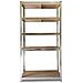 Scaffale In Metallo Zincato Home 875 Kg 5 Ripiani 180x90x40 Cm - Foto miniatura 2