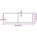 Piano Tavolo Marrone Chiaro 160x50x (2-4) cm Rovere Non Trattato - Foto miniatura 2
